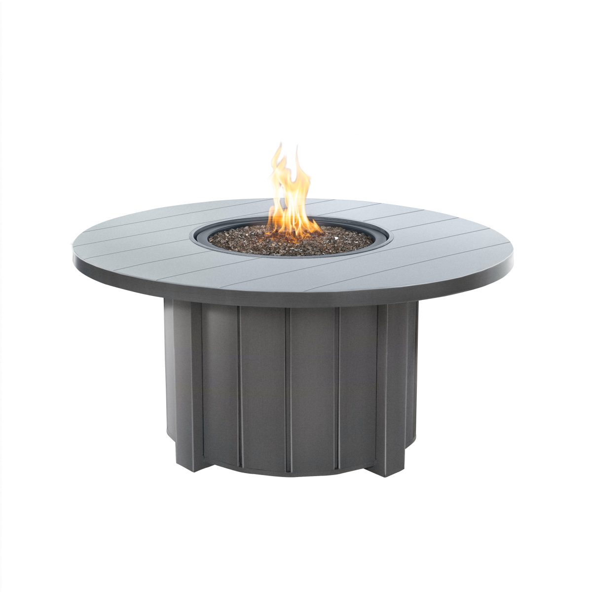 Trevi Fire Pit 50 Round Lit - Graphite
