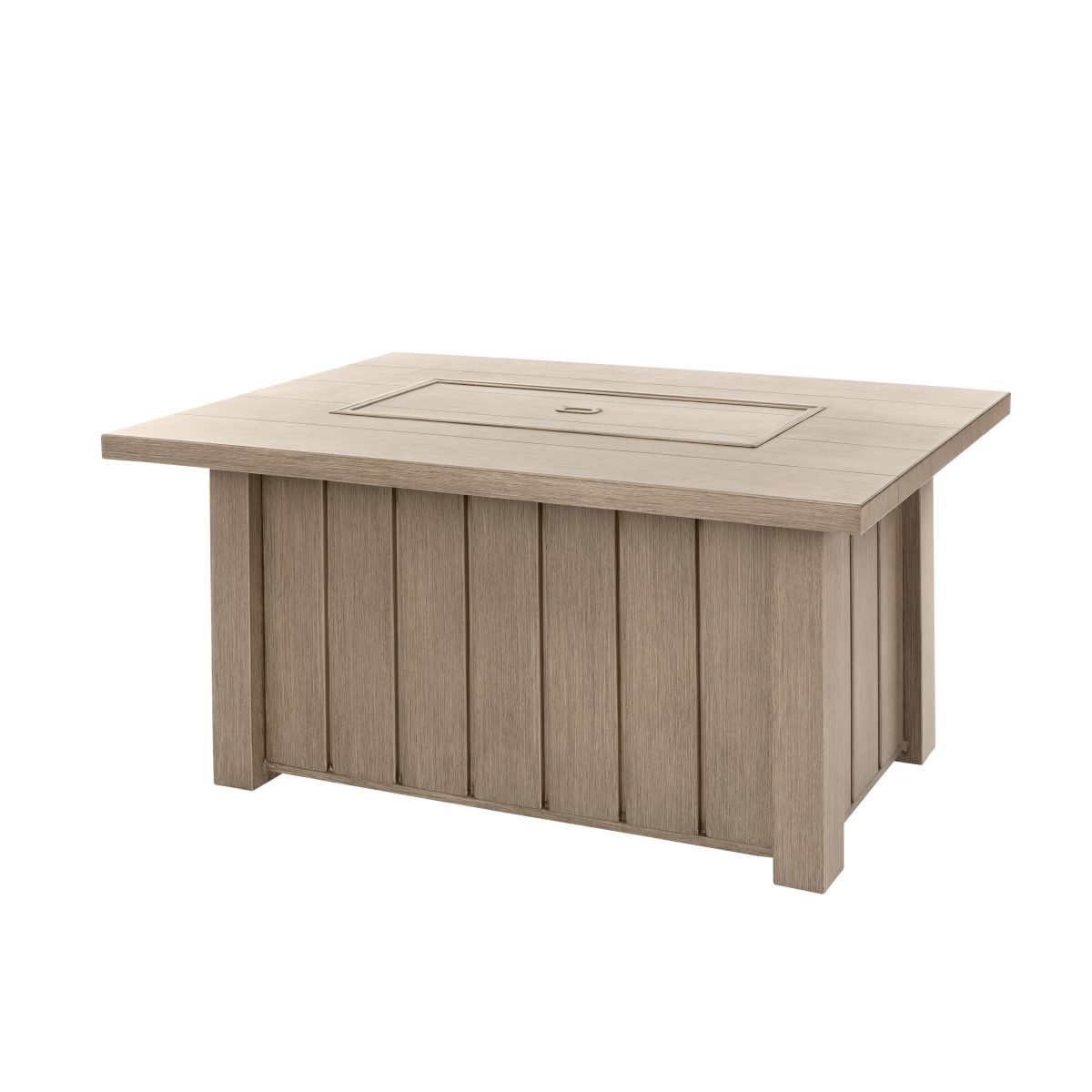 Trevi Fire Pit Rectangular Closed - Flax