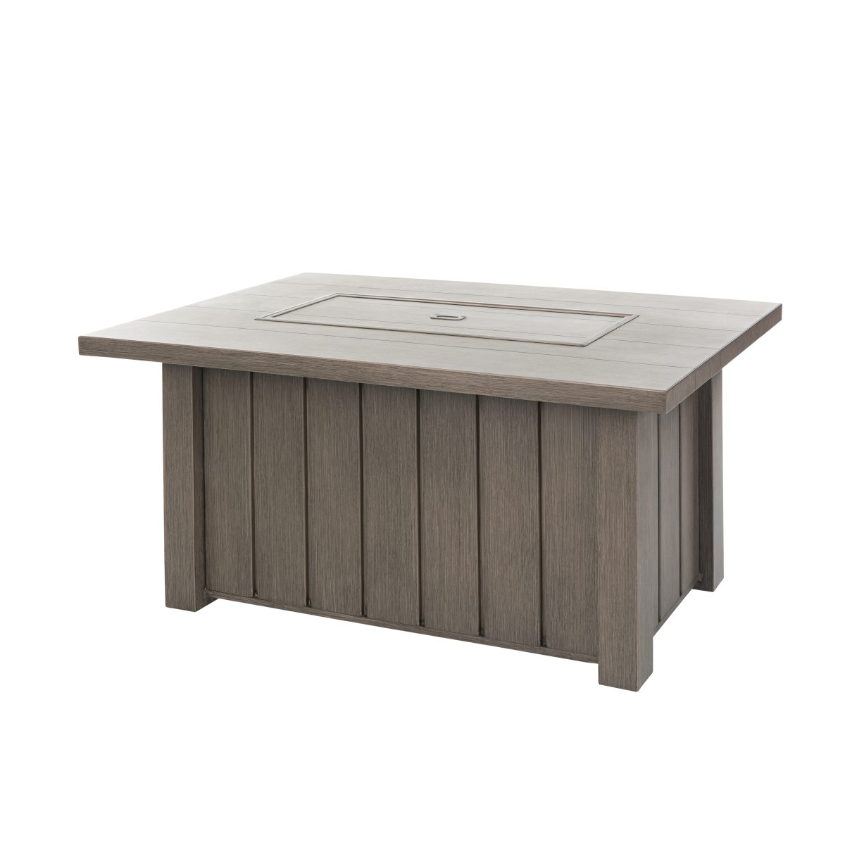 Trevi Fire Pit Rectangular Closed - Hickory