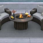 Trevi Fire Pit Smoke