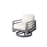 Palermo High Back Club Swivel Rocker Graphite