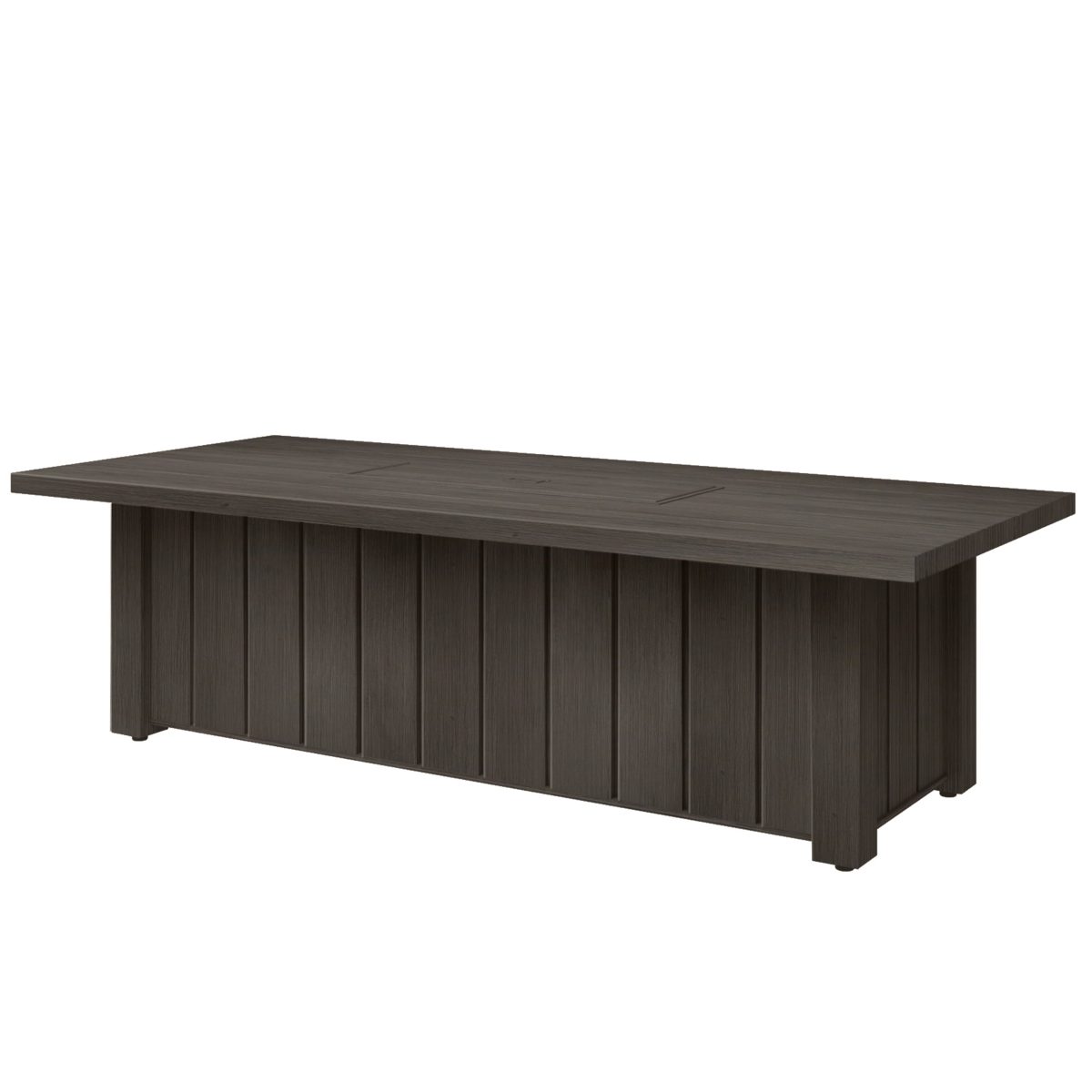 Trevi Fire Pit XL Rectangular Closed - Chestnut