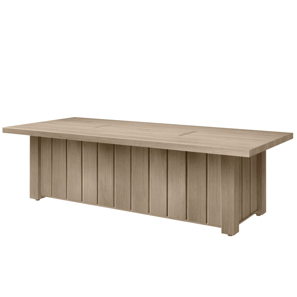 Trevi Fire Pit XL Rectangular Closed - Flax