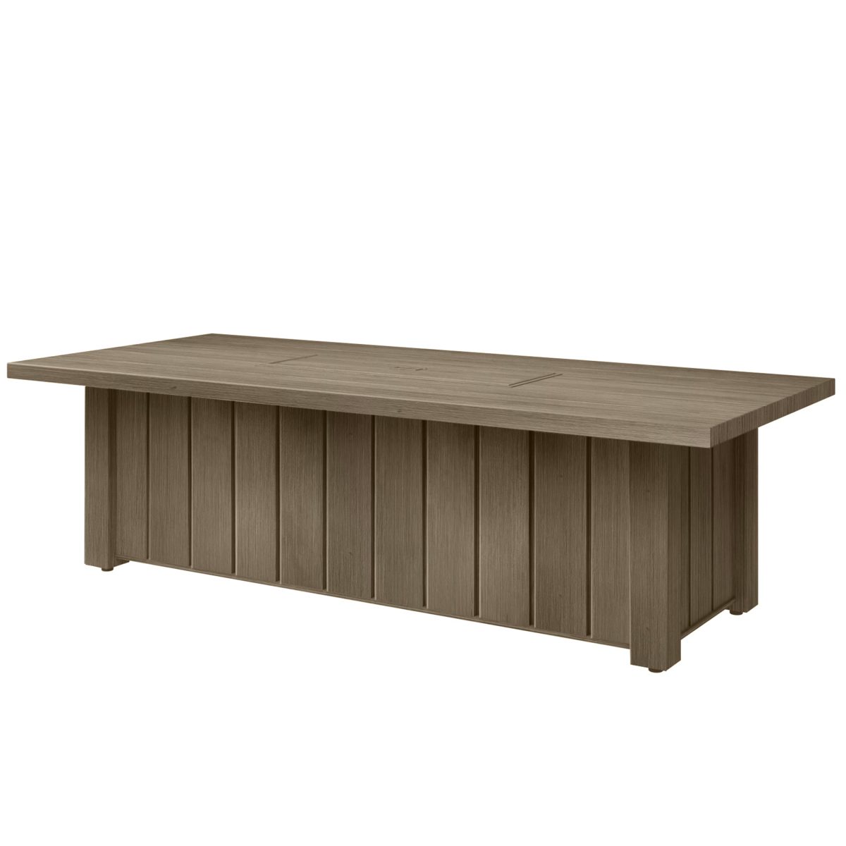 Trevi Fire Pit XL Rectangular Closed - Hickory