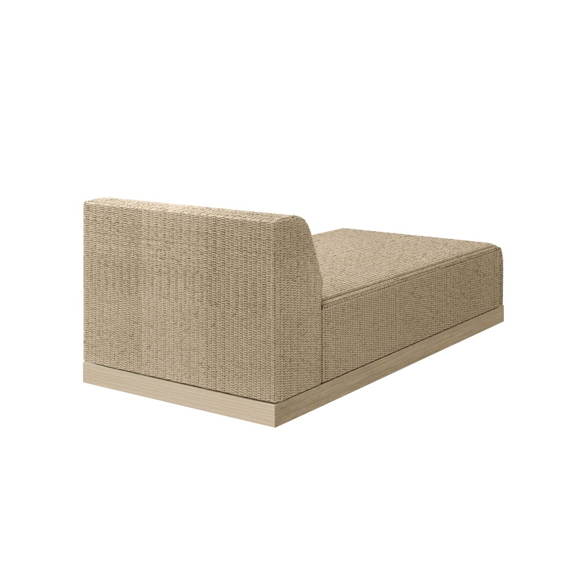 Grande Padded Armless Chaise Section