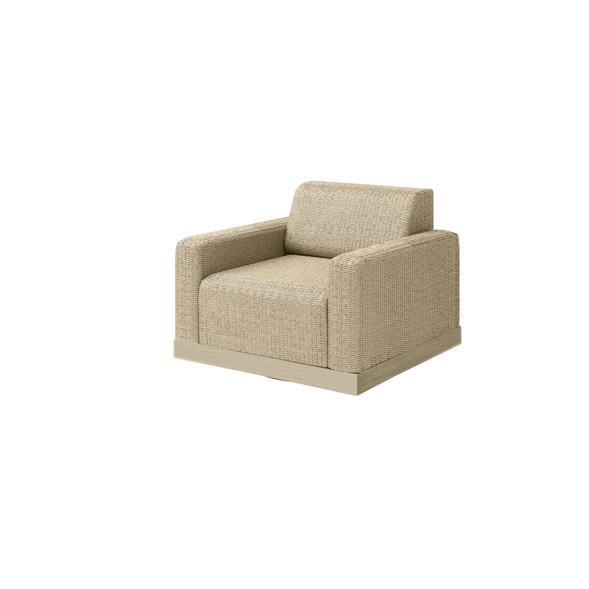 Grande Padded Club Swivel Chair