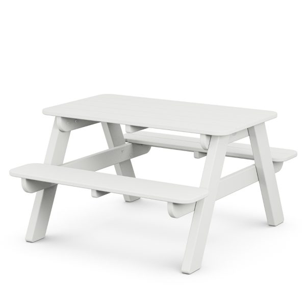 Kids Outdoor Picnic Table White