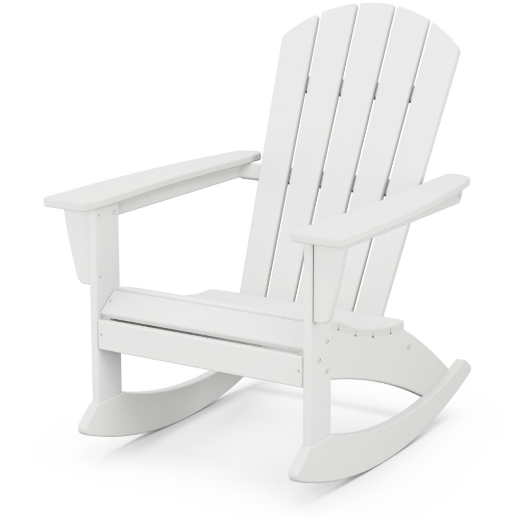 Polywood Nautical Adirondack Rocking Chair - Florida Backyard