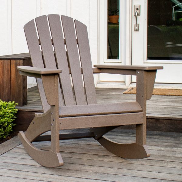 Nautical Adirondack Rocking Chair