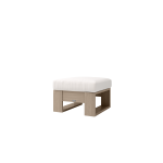 Novara Ottoman Flax