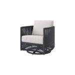 Orleans Club Swivel Glider Coal-Smoke