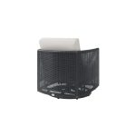 Orleans Club Swivel Glider Coal-Smoke - Back
