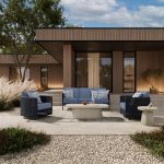 Orleans Seating Coal-Smoke + Pompano Shell Tables