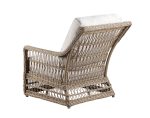 RCC30 Club Chair, Round Taupe - Back View