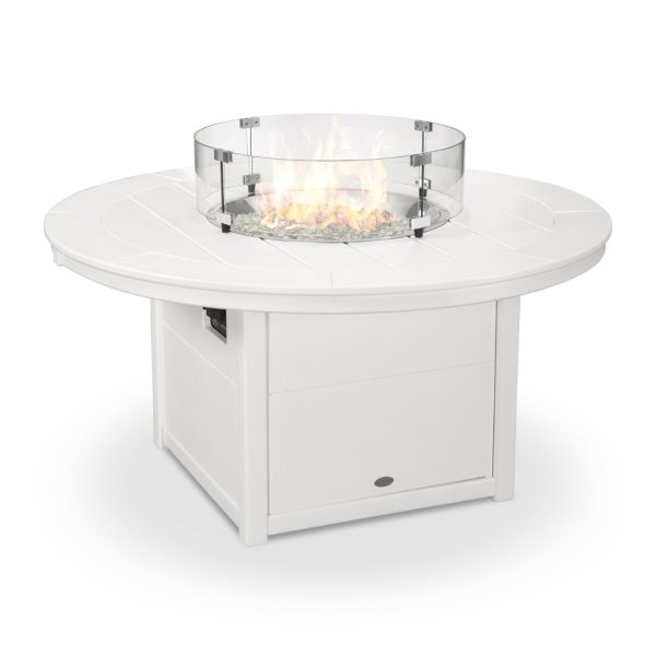 Round 48″ Polywood Fire Pit Table