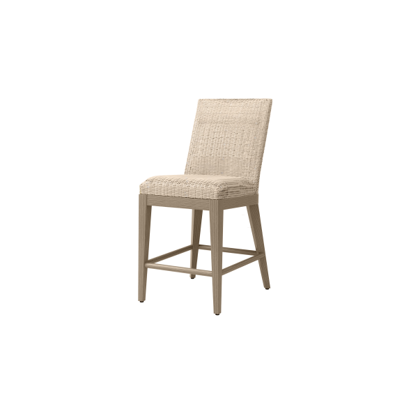 Siena Counter Height Armless Stool Barley Flax