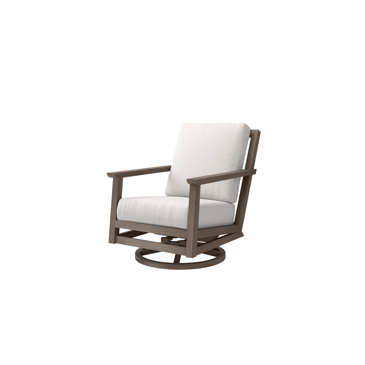 Tivoli Club Swivel Rocker Hickory