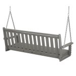 Vineyard 60 Porch Swing Back