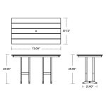 37x72 Farmhouse Table