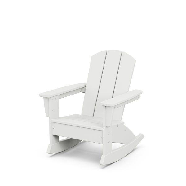 Polywood Kids Nautical Adirondack Rocking Chair