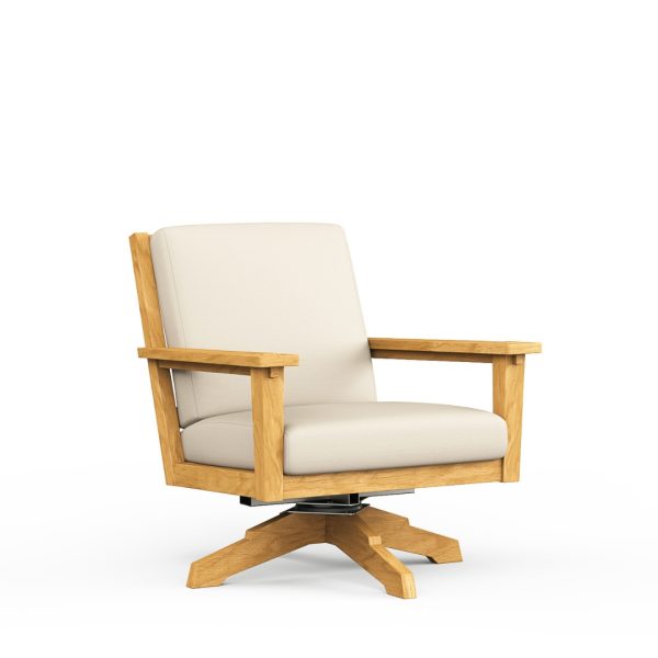 Savannah Teak Swivel Rocker