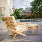 Savannah Teak Swivel Rocker