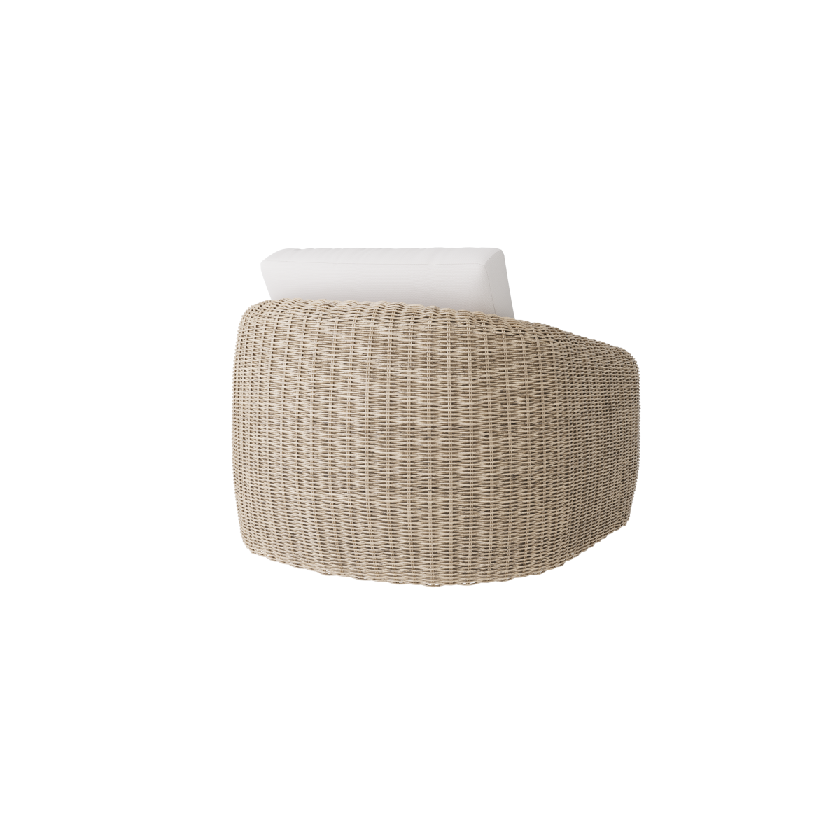 Boulevard Club Swivel Glider Barley - Back