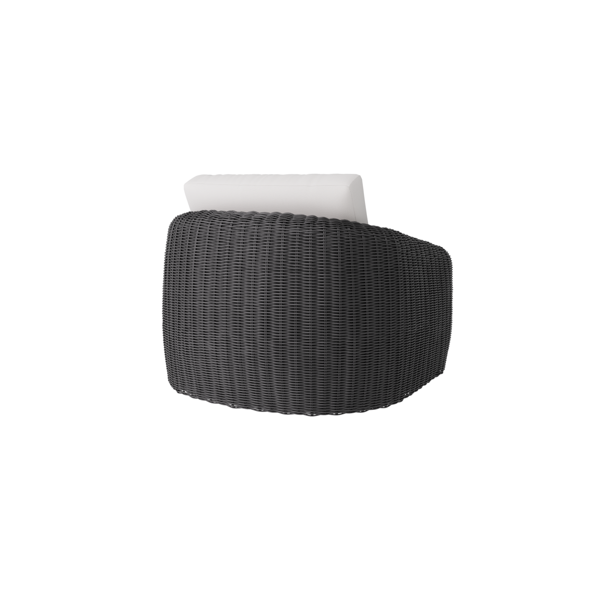 Boulevard Club Swivel Glider Coal - Back