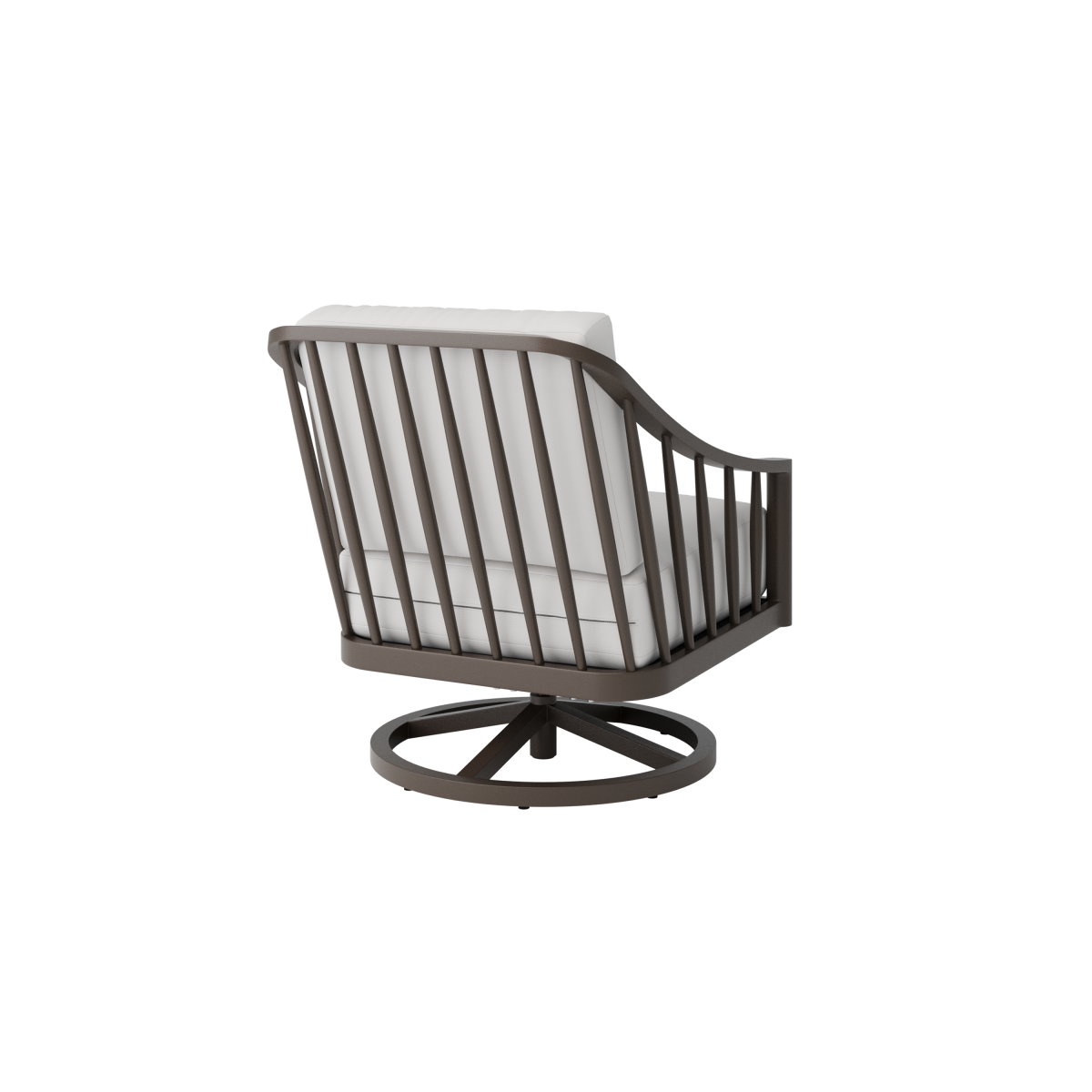 Palazzo Club Swivel Rocker Cocoa - Back