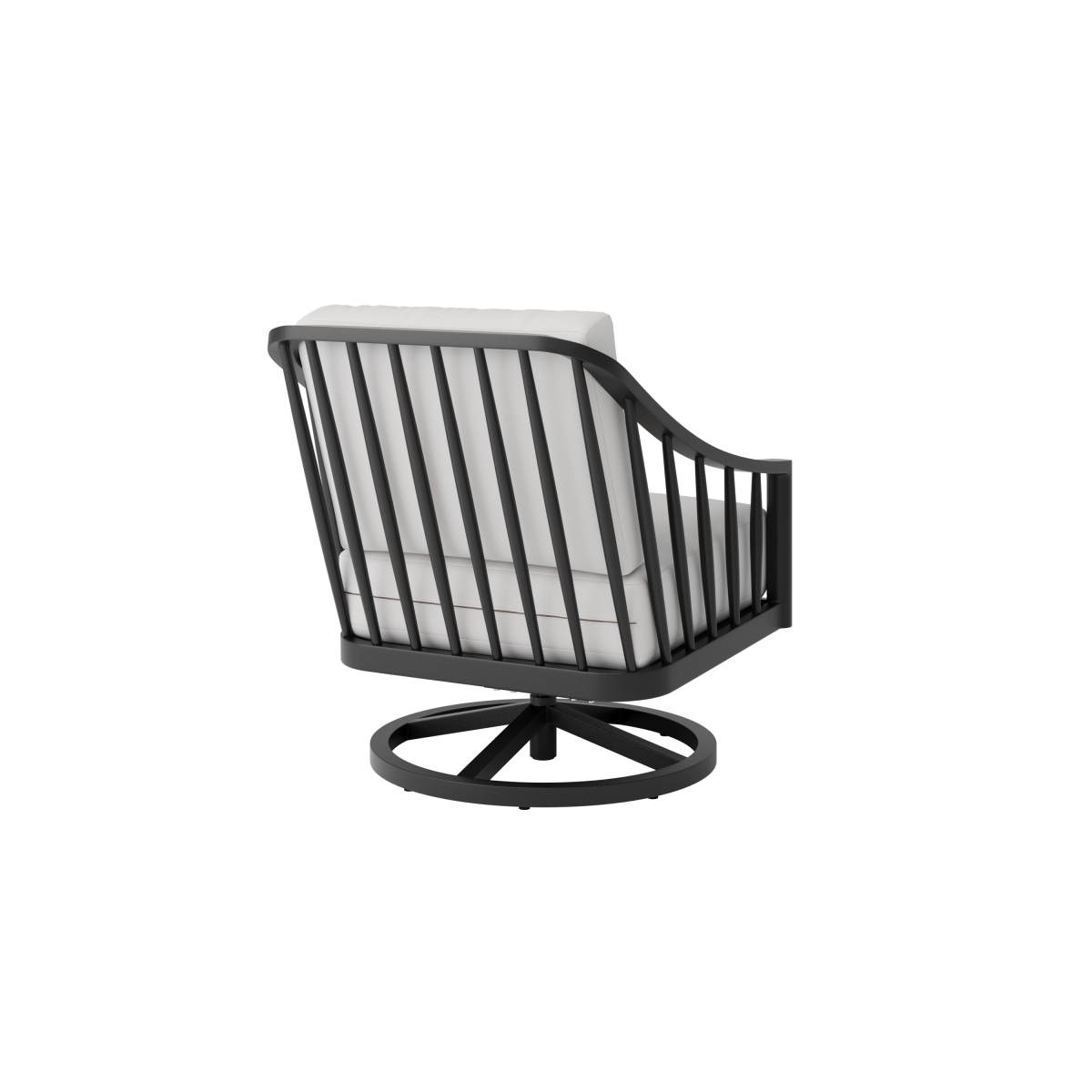 Palazzo Club Swivel Rocker Onyx - Back