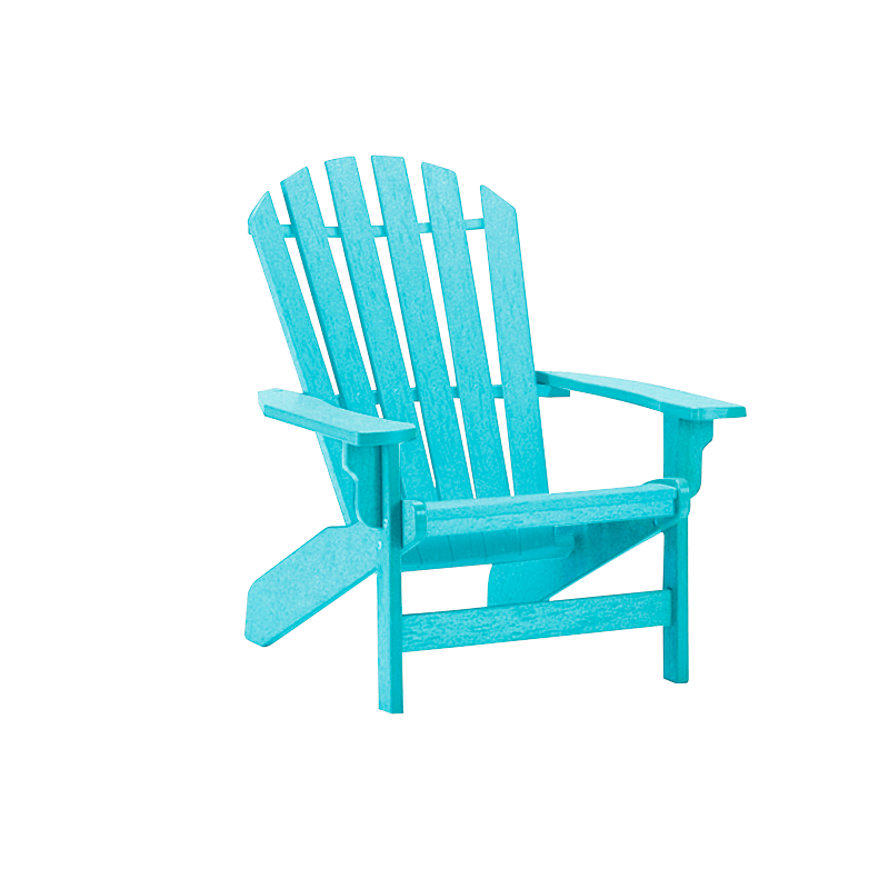 seafoam resin adirondack chair